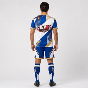 Professional soccer uniform crafted with lightweight materials for speed comfort and reliable <b>athletic</b> performance every match - Product Image 2