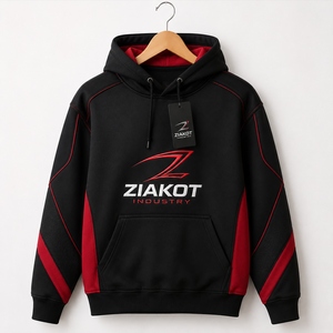 Sweat-shirt à capuche sport 3D noir-ancien or à motif graffiti personnalisé, le plus vendu en gros directement de l'industrie - Product Image 4