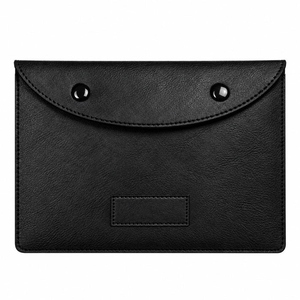Masonic Royal Arch Five Medal Case Black Leather Storage Pouch with Removable Holder and <b>Snap</b> <b>Fasteners</b> - Product Image 3