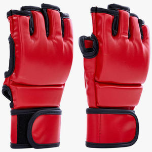 Gants de combat demi-doigts unisexes personnalisés pour MMA, Muay Thai, Taekwondo, Boxe – Équipement MMA tendance – Gants de grappling en cuir de qualité supérieure - Product Image 3