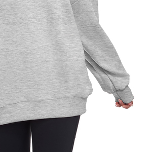 Sweat-shirt d'hiver neuf de haute qualité pour femme, pull décontracté à col zippé, idéal pour l'entraînement, en coton, prix abordable - Product Image 6