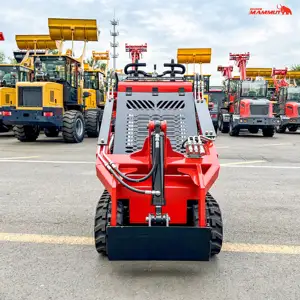 Steer Skid Loader Crawler Diesel Engine 30hp Powerful Hydraulic Joystick Mini Track Skid Steer Loader