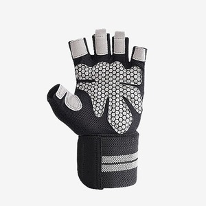 Gants de musculation personnalisés en gros avec sangle de poignet, antidérapants, pour la musculation et l'entraînement en salle de sport pour hommes - Product Image 5