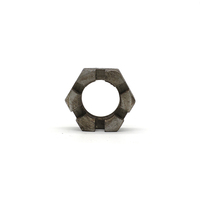 Écrou hexagonal fendu personnalisable, anti-desserrage, GB/T6178, M5 à M36, résistant aux vibrations, pour l'assemblage et l'exploitation minière, fourni directement par l'usine