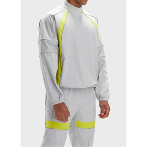 Combinaison de sauna intégrale pour hommes, tenue de sudation pour la perte de poids, survêtement d'entraînement, vêtements de sport pour la course et le fitness, vente en gros OEM - Product Image 6