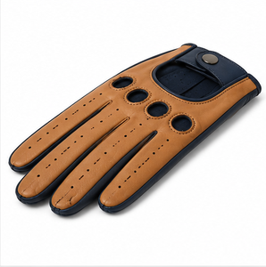 Fashionable Genuine Leather Waterproof <b>Driving</b> <b>Gloves</b> Thermal Touchscreen Breathable Non Slip Wrist Length Unisex Outdoor Winter - Product Image 3
