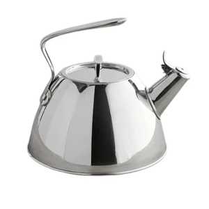 Skies Trader Polished Stainless Steel Whistling Eco-Friendly Double Wall Food Grade <b>Tea</b> Kettle Modern Stovetop Water Pitcher - Product Image 1