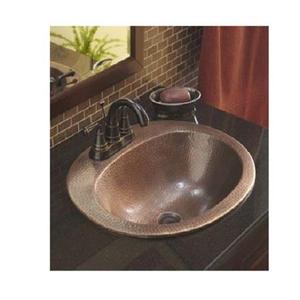 Évier en cuivre martelé au design tendance, qualité supérieure, forme et taille personnalisées, pour salle de bain, usage domestique - Product Image 2