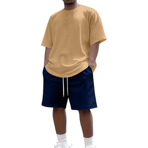<b>Mens</b> <b>Short</b> Sets 2 Piece Summer Outfits Oversized Tshirts Casual <b>Shorts</b> Set <b>Short</b> Sleeve Fashion Jogging <b>Tracksuits</b> - Product Image 1