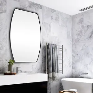 Espejo de Pared Metálico Hecho a Mano de Primera Calidad, Espejo Redondo Artístico de Lujo para Hoteles, Restaurantes, Hogares, Dormitorios, Oficinas e Interiores Contemporáneos - Product Image 2
