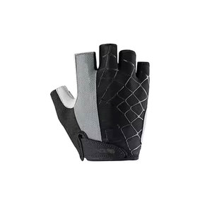 Half Finger Cycling Gloves Breathable PU Material Hook Loop Closure Unisex Racing Gloves Universal Season Panelled Design - Product Image 1