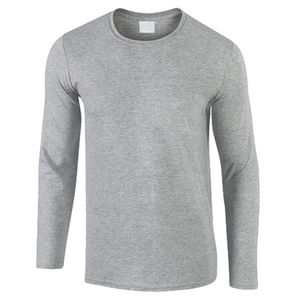 Sudaderas Personalizadas con Cuello Redondo para Hombre, Camisetas de Manga Larga, 400 GSM, 100% Algodón, Felpa, Sudaderas Lisas - Product Image 2