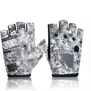 Gants de pêche professionnels respirants à demi-doigts, légers, antidérapants, extensibles, adaptés à la chasse et à la pêche en plein air - Product Image 1