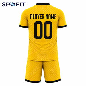 Ensemble de maillots de football personnalisés avec logo imprimé sur le devant, 100% polyester, séchage rapide, taille élastique, tailles adultes unisexes XS-XL, nom d'équipe personnalisé - Product Image 5