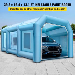 Tenda Gonfiabile Personalizzata 39.3x16.4x13.1 Ft per Cabina di Verniciatura Auto con Sistema di Riscaldamento a Bruciatore Diesel per Essiccazione - Product Image 2