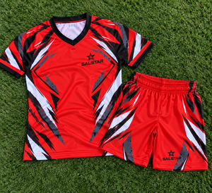 Custom Sublimation Rugby Uniform Set Red <b>Black</b> <b>White</b> Sports Jersey <b>and</b> Shorts OEM Team Rugby Wear Manufacturer - Product Image 6