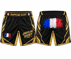 Shorts de combat personnalisés pour hommes, entraînement, séchage rapide, extensibles, sublimation, 100% polyester, durables, fabricant OEM - Product Image 2
