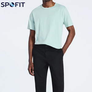 T-shirt de bonne qualité pour garçons, manches courtes, couleur unie, t-shirts d'été pour hommes, dernières tendances en matière de t-shirts pour hommes, prix de gros - Product Image 5