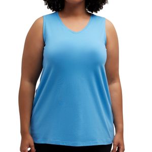 Débardeur de sport pour femme OEM, tricoté, coupe oversize, dernière conception, sans manches, vêtement de fitness et de gym - Product Image 1