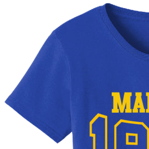 Camiseta Sigma Gamma Rho fabricada en 1922, color azul real, Last Chance, para mujer, con estampado gráfico de hermandad griega, manga corta, cuello redondo, informal - Product Image 2