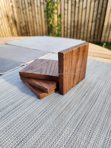 Juego de posavasos de madera de pino de primera calidad, posavasos duraderos hechos a mano para bebidas, decoración elegante para el hogar y la Oficina para decoración de cocina - Product Image 6