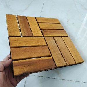 Loseta de Madera y Plástico Compuesto para Terraza, Patio, Balcón y Jardín, con Sistema de Bloqueo Doble, Fácil de Instalar, 30x30cm - Product Image 4