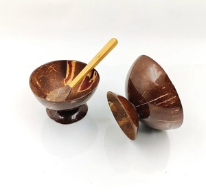 Minimalist Style Natural <b>Coconut</b> <b>Shell</b> Serving bowl Special For Dinnerware Tableware Desserts Soup Serving Bowl At Best Price - Product Image 4