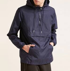 Veste coupe-vent d'hiver imperméable et respirante pour homme, en peau de mouton, avec capuche et poches latérales zippées, personnalisable, vente en gros - Product Image 2