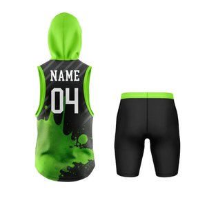 Diseño Único, Sin Mangas, Impresión de Logotipo Personalizado, Reversible, Camiseta de Fútbol 7V7, Secado Rápido, Duradera, Fabricante de Pakistán, Personalizable - Product Image 3