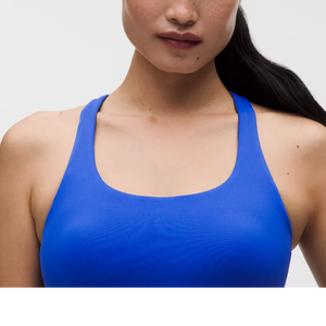 Soutien-gorge de sport blanc pour femme à maintien élevé, respirant, idéal pour le yoga et l'entraînement - Product Image 3