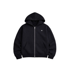 เสื้อฮู้ดดี้ผู้ชายผ้าฝ้ายพรีเมียมแบบซิป ทรงโอเวอร์ไซส์ สไตล์สตรีทแวร์ หนานุ่ม ผลิตเสื้อผ้าจำนวนมาก - Product Image 2