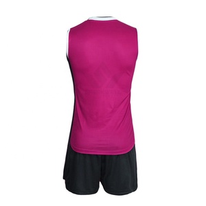 Custom <b>Men's</b> Red Sleeveless Volleyball Jersey Set With Black Shorts Breathable Mesh Sublimated Print Adult All Seasons Sports - Product Image 6
