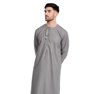 Thobe/Thawb fait à la main en coton Thobe/Thawb respirant hommes traditionnels mariage avec impression dessinée à la main - Product Image 1