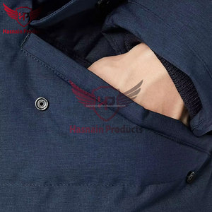 Parkas de moda para hombre, Parka larga de invierno con capucha de piel de visón Real desmontable, chaquetas largas con estilo, abrigo para hombres y mujeres - Product Image 5