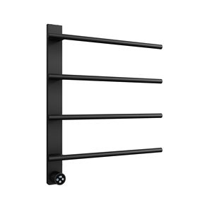 Moderno Portasciugamani in Ottone e Acciaio 20,5 X 24,2 X 3,2 Pollici con Funzione di Riscaldamento e Pieghevole per Bagno, Cucina, Camera da Letto e Soggiorno - Product Image 2
