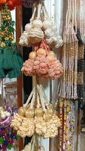 Enhance Your Designs with Premium Handcrafted Polyester Beaded Tassels-elegant Durable Home Textile for Unique Curtain Accents - Product Image 2