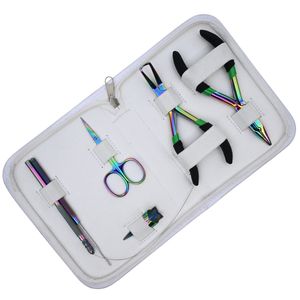 Wholesale Hair Extension Tools Kit Microbeads Remover Plier <b>Crimping</b> Plier Pulling Hook Tool Wire Loop Parting Finger <b>Set</b> - Product Image 1