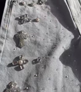 <b>Men's</b> Clothing <b>Jeans</b> Denim <b>Short</b> Fashion Summer <b>Jeans</b> <b>Short</b> Pants Diamond Denim Casual <b>Shorts</b> <b>for</b> Women / <b>Men</b> Denim <b>Men's</b> <b>Shorts</b> - Product Image 3