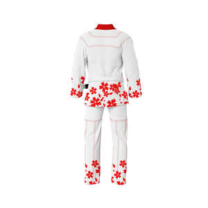 Kimono de Jiu-Jitsu Brésilien Professionnel RTS de Haute Qualité 260g 100% Coton Respirant Durable Noir Logo Personnalisé Devant Personnalisé - Product Image 6
