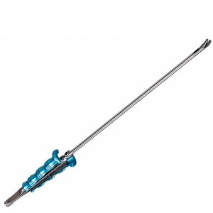 MIS Needle Holder Curved with Lock Tungsten Carbide coated Jaws 5mm Shaft Working Length 25cm Overall length 35.5cm – ZETOMEDPRO - Product Image 2