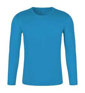 เสื้อยืดแขนยาวผู้ชาย ผ้าโพลีเอสเตอร์ผสมคอตตอน 100% ทรงหลวม เนื้อผ้านุ่ม ไม่เป็นขุย - Product Image 4