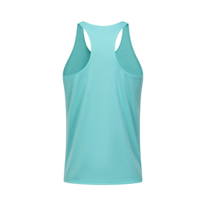 Custom Casual Men Running Tank Top Polyester Cotton Quick Dry Breathable Athletic Gym Fitness Muscle Shirt OEM Bulk - Product Image 2
