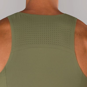 OEM Men Jersey Muscle Singlet Sleeveless Fitness Running Wear Tank Top Manufacturer 90% Spandex 10% Nylon Elastane Material - Product Image 6