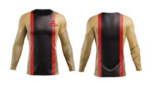 Pantalones Cortos de MMA de 2 Piezas para Hombre, Anti-UV, de Secado Rápido, Transpirables, de Spandex/Poliéster, y Camiseta de Rash Guard de Punto para Lucha BJJ - Product Image 3