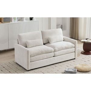 Divano a Due Posti Imbottito da 173 cm, Oversize e Confortevole, con Doppio Cuscino Morbido, per Soggiorno - Product Image 3