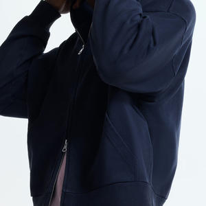 Sudadera con capucha de punto lavado de alta calidad para hombre, nueva colección de otoño, manga larga, ecológica, a la moda, informal, deportiva, de ajuste holgado. - Product Image 4