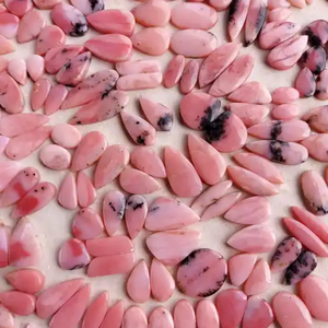 Juego de Pares de Ópalo Rosa Natural Premium |   Ópalo Rosa Seleccionado a Mano |   Accesorios de Joyería para Novias |   Suministros para la Fabricación de Joyería - Product Image 2