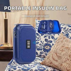 Insulated EVA Cooler Bag Temperature Display with Zipper Waterproof High Quality Case for Travel Outdoor Use - Product Image 6