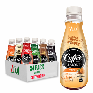 Arabica Robusta Cold Brew Coffee Drink 270ml Aluminum Can VINUT Private Label Wholesale OEM ODM Manufacturer Vietnam Brix 8% 24 - Product Image 1