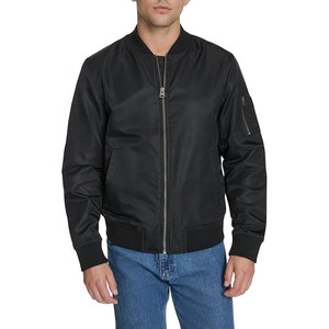 Premium <b>Mens</b> <b>Flight</b> Satin Unfilled MA 1 Bomber <b>Jacket</b> Lightweight Classic Style Streetwear Outerwear Durable Smooth - Product Image 4